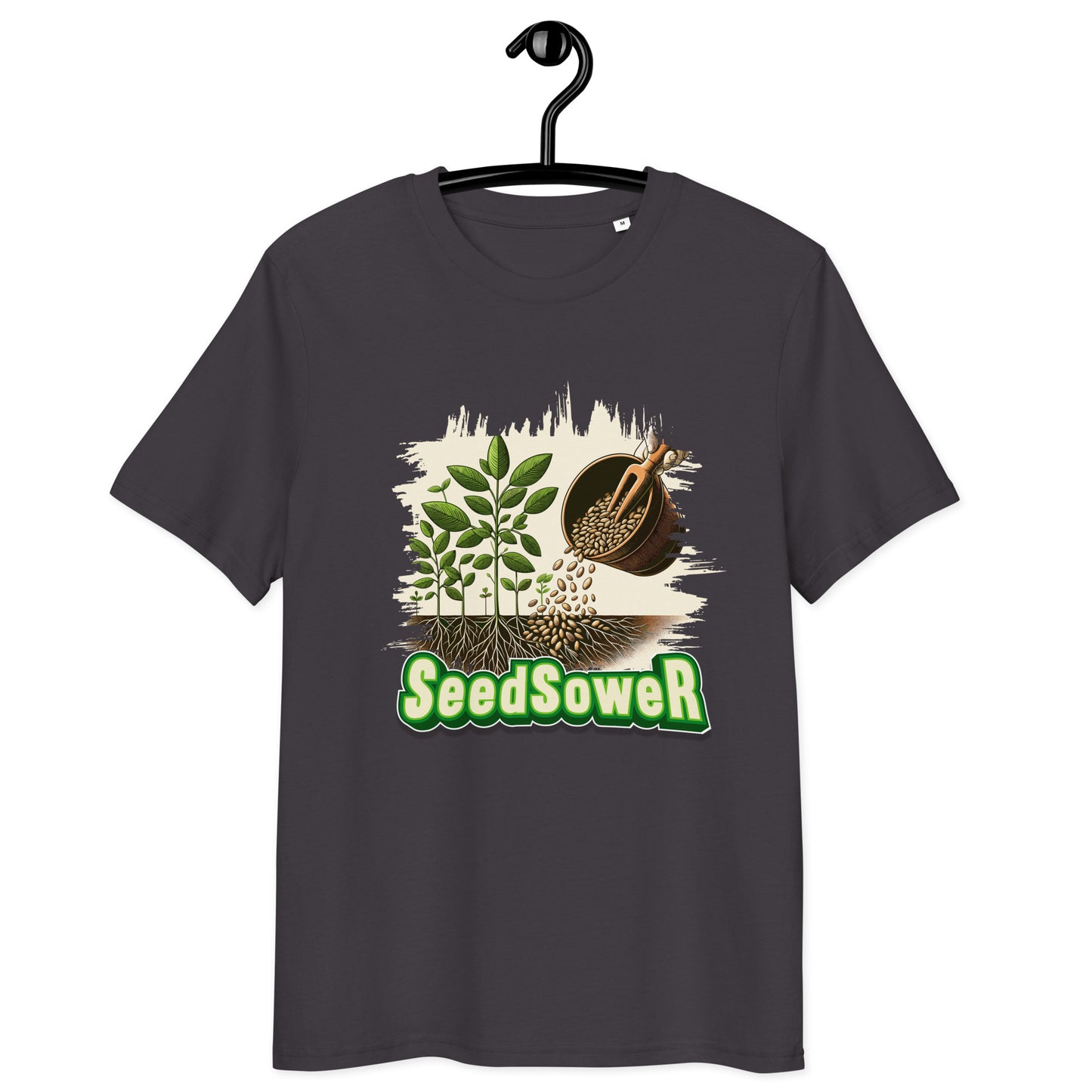 Seed Sower (Seeds) Organic Cotton Garden T-Shirt