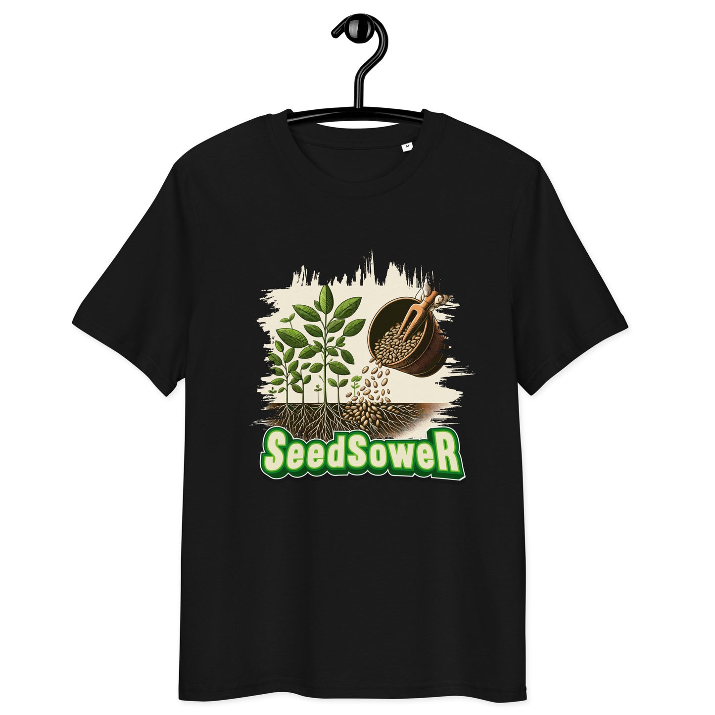 Seed Sower (Seeds) Organic Cotton Garden T-Shirt