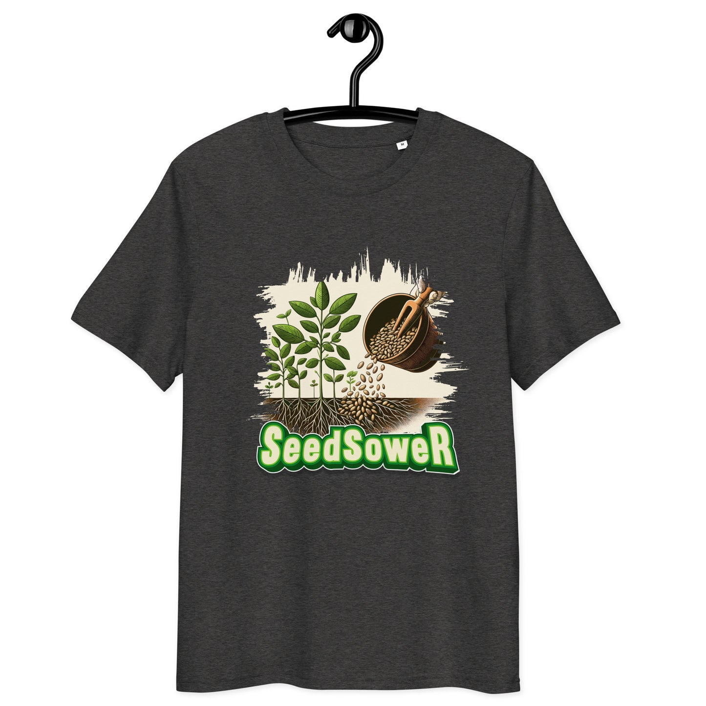 Seed Sower (Seeds) Organic Cotton Garden T-Shirt