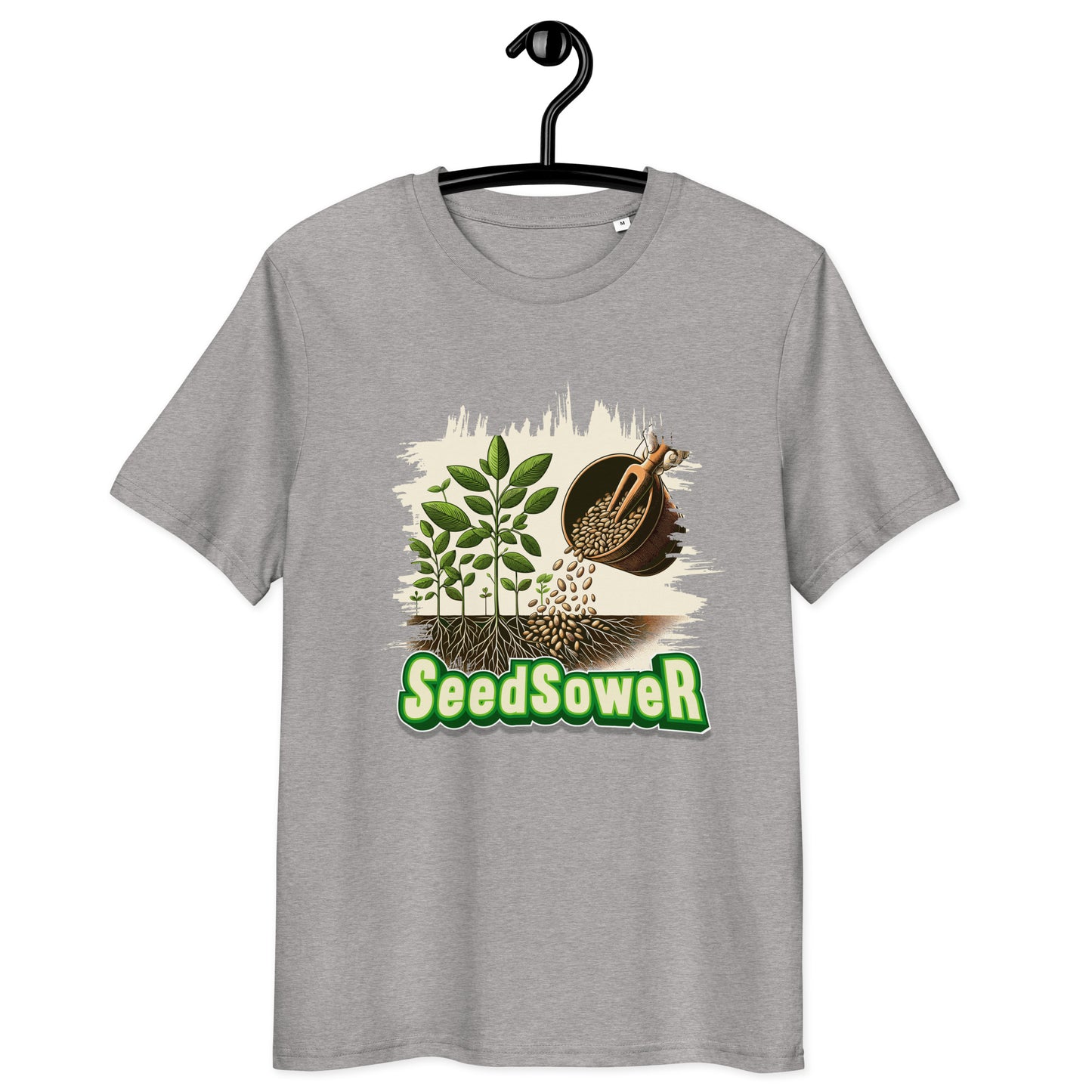 Seed Sower (Seeds) Organic Cotton Garden T-Shirt