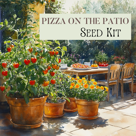 Pizza On The Patio Deluxe Seed Kit (FREE SHIPPING)