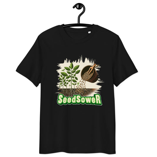 Seed Sower (Seeds) Organic Cotton Garden T-Shirt