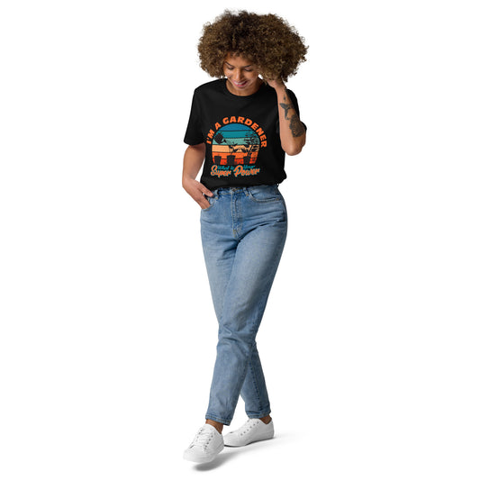 Gardener SuperPower Organic Cotton Garden T-Shirt (Plants)